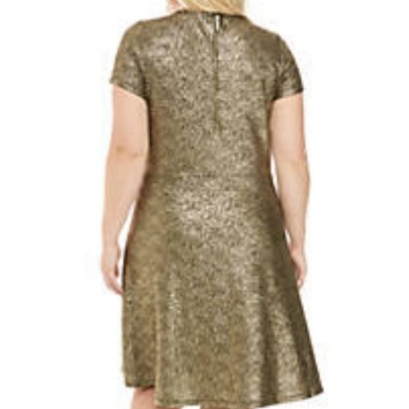 💥Michael Michael Kors Gold Foil Dress - Picture 2 of 7